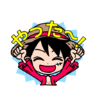 ルフィのきもち (ONE PIECE)（個別スタンプ：5）