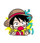 ルフィのきもち (ONE PIECE)（個別スタンプ：8）