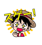 ルフィのきもち (ONE PIECE)（個別スタンプ：9）