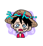 ルフィのきもち (ONE PIECE)（個別スタンプ：22）