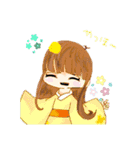 自己イラストスタンプ①（個別スタンプ：4）