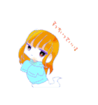 自己イラストスタンプ①（個別スタンプ：10）