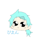 自己イラストスタンプ①（個別スタンプ：14）