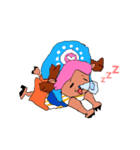ONE PIECE ゾロとチョッパーのスタンプ（個別スタンプ：3）