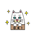 おすまし猫さん（個別スタンプ：4）