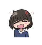 使いやすいショートボブガール（個別スタンプ：12）