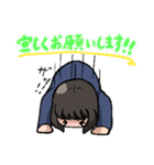 使いやすいショートボブガール（個別スタンプ：20）