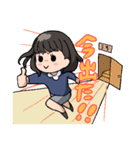 使いやすいショートボブガール（個別スタンプ：22）