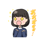 使いやすいショートボブガール（個別スタンプ：26）
