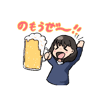 使いやすいショートボブガール（個別スタンプ：29）