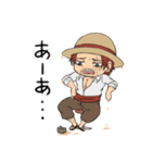 ONE PIECE まきのスタンプ(赤髪)（個別スタンプ：21）