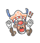 ONE PIECE ハデなバギー船長スタンプ（個別スタンプ：4）