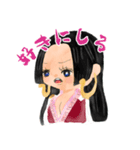 ONE PIECE ゆる水彩タッチ（個別スタンプ：18）