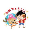 ONE PIECE ゆる水彩タッチ（個別スタンプ：21）