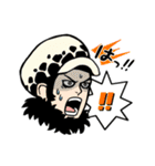 ONE PIECE  男前五人衆参上 ドン！！（個別スタンプ：16）
