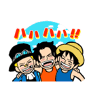 ONE PIECE  男前五人衆参上 ドン！！（個別スタンプ：24）