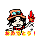 ONE PIECE とにかくおめでたいスタンプ（個別スタンプ：8）