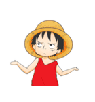 ちぢませONE PIECE（個別スタンプ：6）