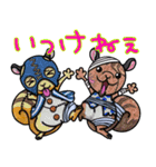 ONE PIECE コラボ 動物キャラクター（個別スタンプ：31）