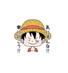 【ONE PIECE】ゆるーい手書きスタンプ（個別スタンプ：5）