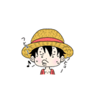 【ONE PIECE】ゆるーい手書きスタンプ（個別スタンプ：6）