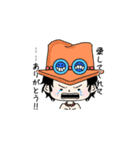 【ONE PIECE】ゆるーい手書きスタンプ（個別スタンプ：10）