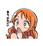 ONE PIECE ナミさんが褒めてくれるスタンプ（個別スタンプ：5）