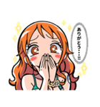 ONE PIECE ナミさんが褒めてくれるスタンプ（個別スタンプ：6）