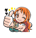 ONE PIECE ナミさんが褒めてくれるスタンプ（個別スタンプ：7）