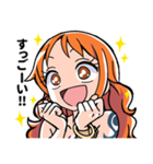 ONE PIECE ナミさんが褒めてくれるスタンプ（個別スタンプ：8）