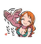 ONE PIECE ナミさんが褒めてくれるスタンプ（個別スタンプ：11）