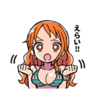 ONE PIECE ナミさんが褒めてくれるスタンプ（個別スタンプ：15）