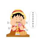 毎日使える食べ物×ONE PIECE×こまじゃが（個別スタンプ：11）