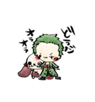 ONE PIECE ＆ DOG MONSTER STAMP（個別スタンプ：7）
