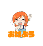 ONE PIECE 女の子かわいいスタンプ（個別スタンプ：1）