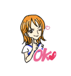 ONE PIECE 使える！麦わらの一味スタンプ（個別スタンプ：3）
