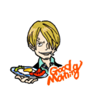 ONE PIECE 使える！麦わらの一味スタンプ（個別スタンプ：5）