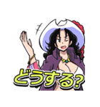 ONE PIECE 金棒のアルビダ 萌えスタンプ（個別スタンプ：17）