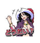 ONE PIECE 金棒のアルビダ 萌えスタンプ（個別スタンプ：18）