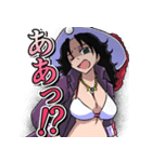 ONE PIECE 金棒のアルビダ 萌えスタンプ 2（個別スタンプ：30）