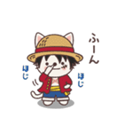 ONE PIECE コスプレねこ（個別スタンプ：31）