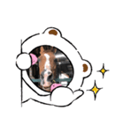 可愛くて面白い馬5（個別スタンプ：4）