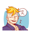 ONE PIECE 1.2.4.オヤジ！（個別スタンプ：2）