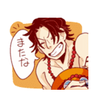 ONE PIECE 1.2.4.オヤジ！（個別スタンプ：8）