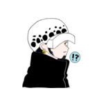 ONE PIECE  ロー中心ほのぼのスタンプ（個別スタンプ：1）