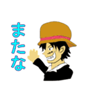 ONE PIECE るるるふぃ ルフィ スタンプ（個別スタンプ：14）