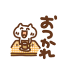 笑顔でGO！毎日使えるでか文字とねこ（個別スタンプ：11）