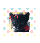 くろねこの赤ちゃん（個別スタンプ：8）