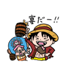 ONE PIECE メシ食おうスタンプ（個別スタンプ：40）