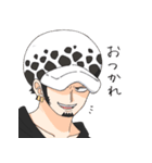 ONE PIECE ローとコラソンのスタンプ（個別スタンプ：11）